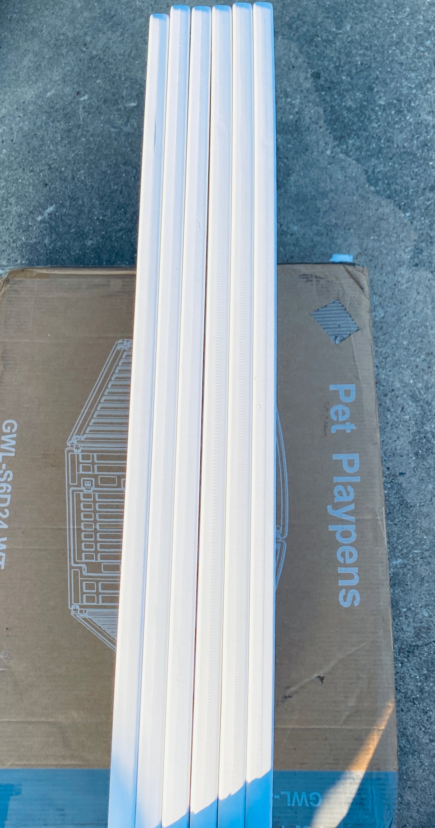 New Other NEWBULIG 6 Panel 24” Plastic In/Outdoor Dog Playpen W/ Secure Locking