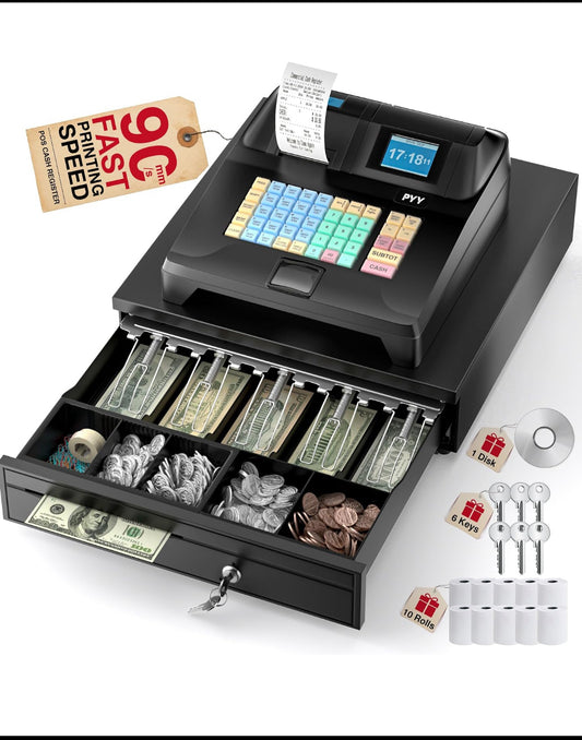 New Other PYY Electronic Commercial Keyed Cash Register For Small Businesses