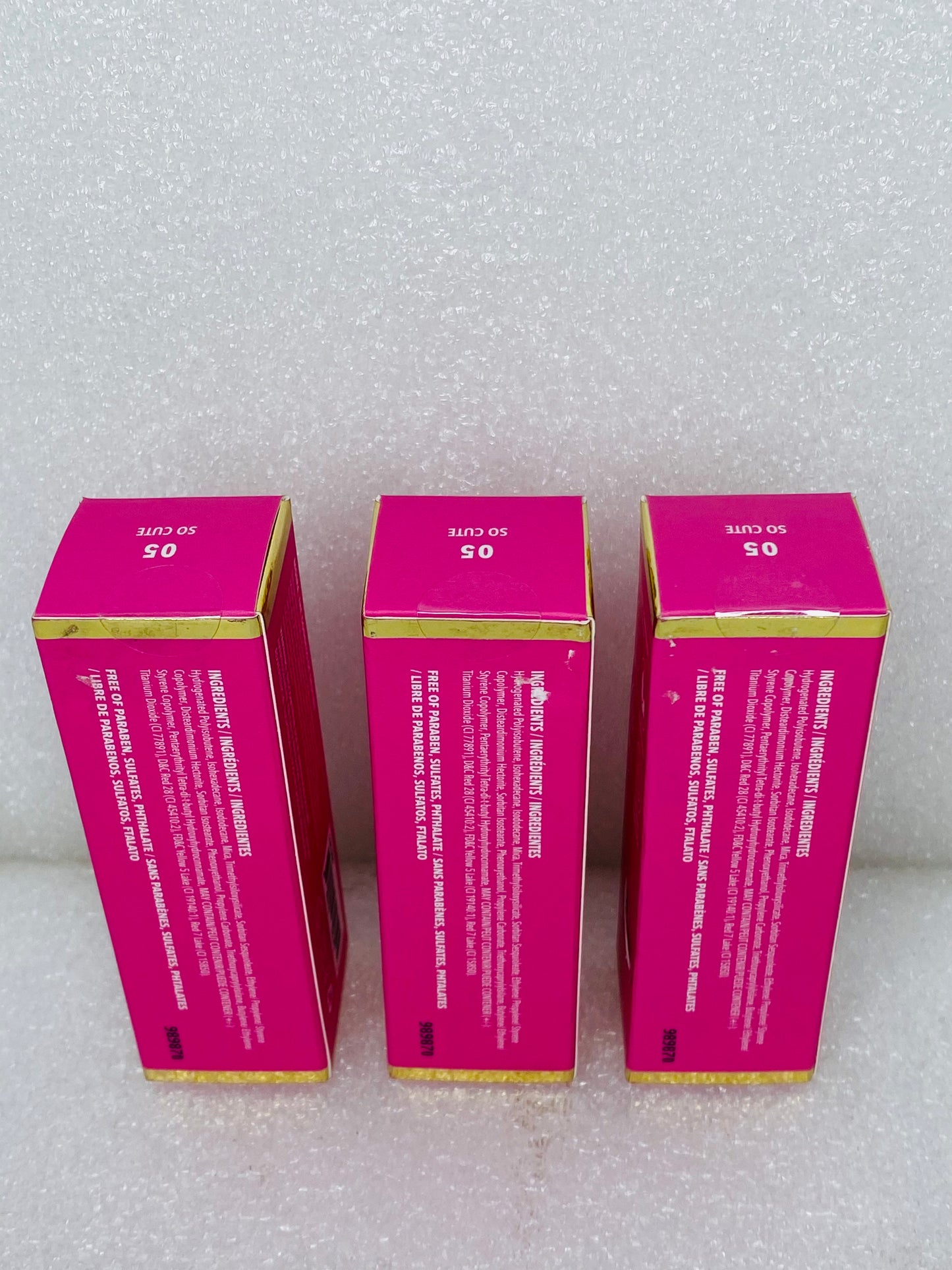 Lot Of 3 - New Moira Love Steady Liquid Blush Radiant Finish 05, 0.17 oz. Each