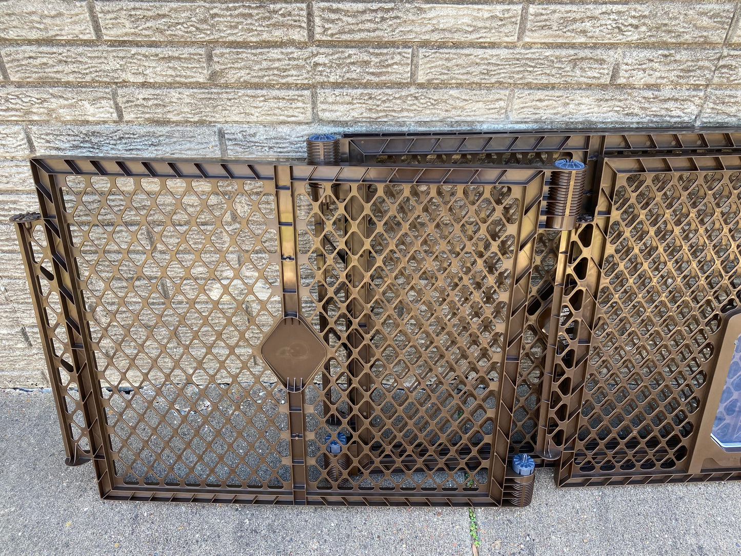 new Other - MyPet Petyard Passage 4 Panel In/Outdoor Folding Dog Playpen, Brown