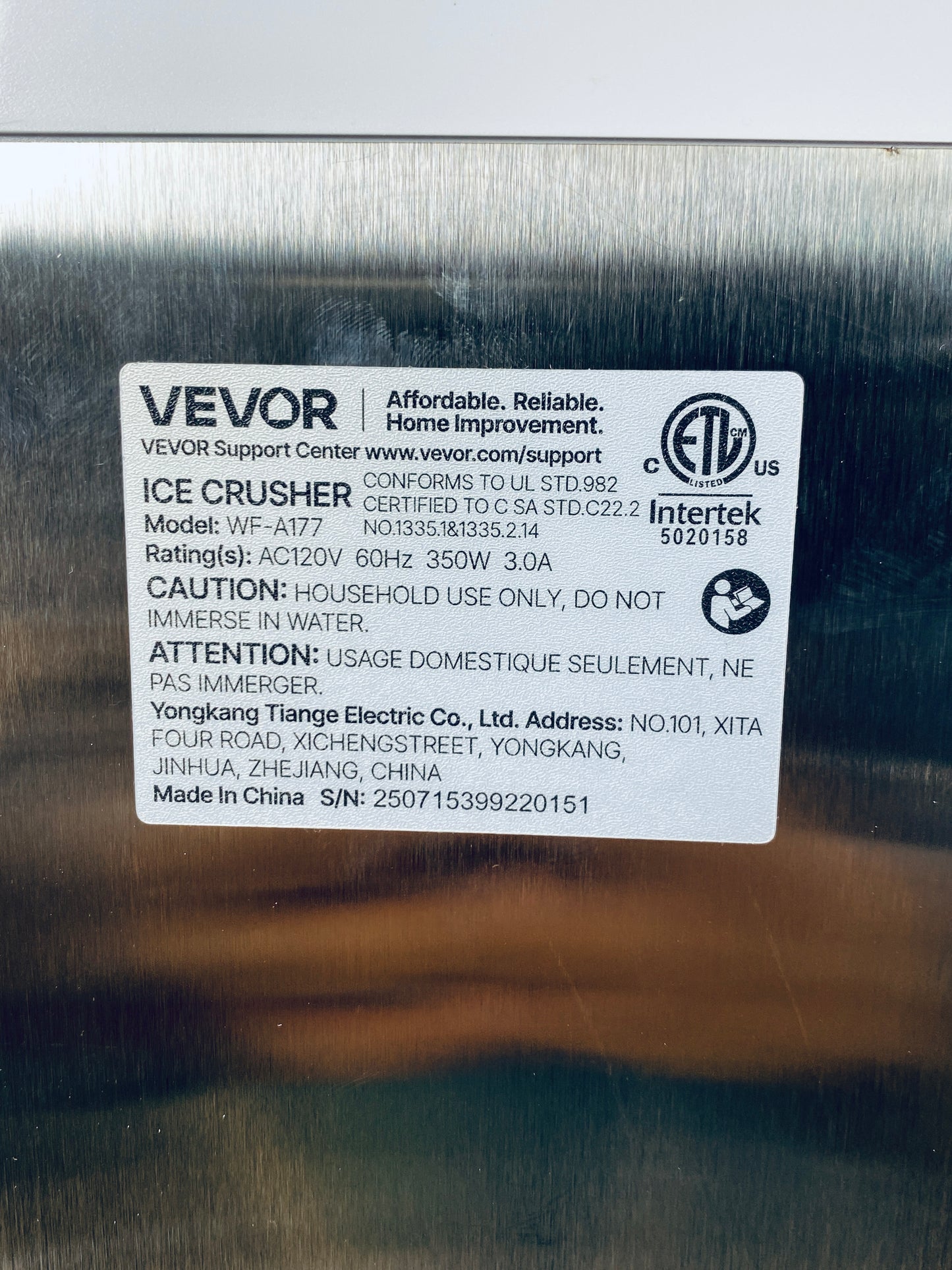 New Other VEVOR  Ice Shaver/Crusher 220lbs Per Hour Electric Snow Cone Maker