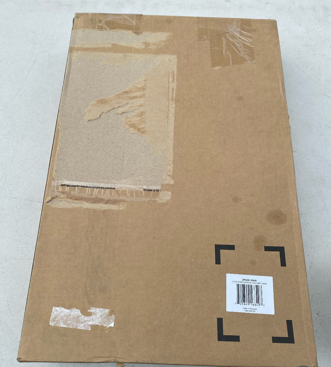 New Petsafe White Extreme Weather Large Pet Door, Flap Size 10 1/8” x 16 1/4”