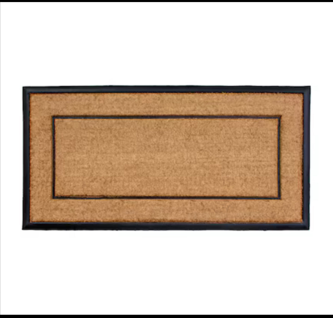 New Open Box Callowaymills 24”x48” Natural Non-Slip Grip Indoor/Outdoor Door Mat
