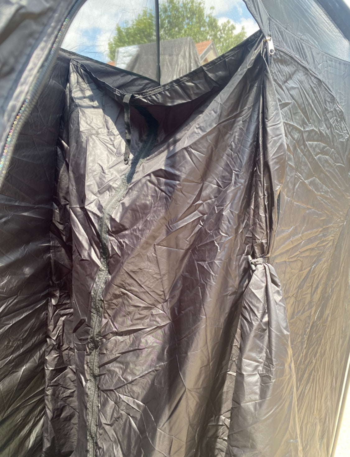 Like New EighteenTek Two Room Pop Up Shower/Changing Room Tent For Outdoors