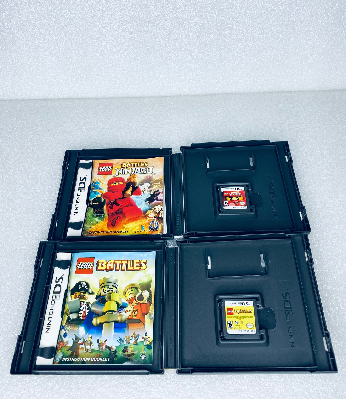 Lot of 2 - Nintendo DS Video Games Lego Battles Ninjago & Lego Battles - (READ)