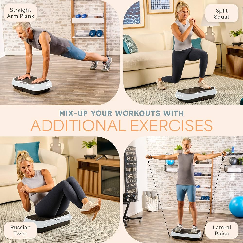 New Other Lifepro Waver Mini Vibration Plate Exercise Machine, White