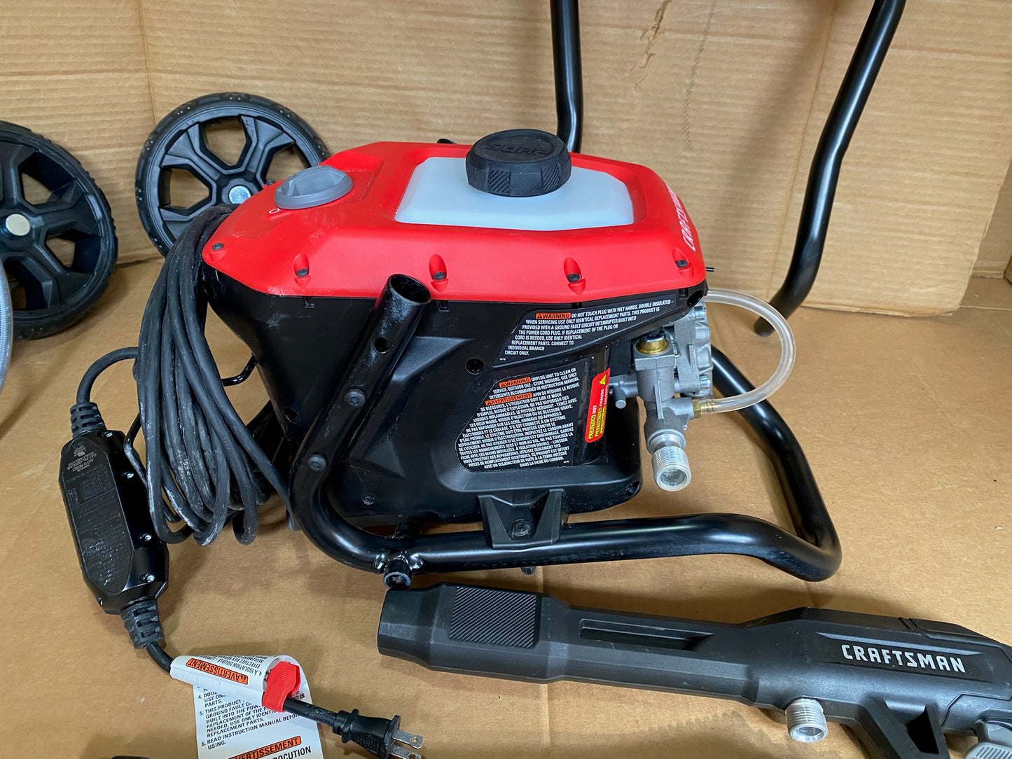 CRAFTSMAN 1900PSI Electric Cold Water Pressure Washer, 1.2-GPM