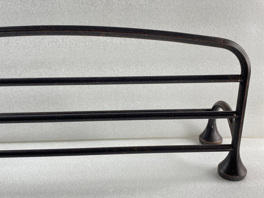 New Open Box Moen Eva Bathroom Hotel Towel Shelf, Oil-Rubbed Bronze
