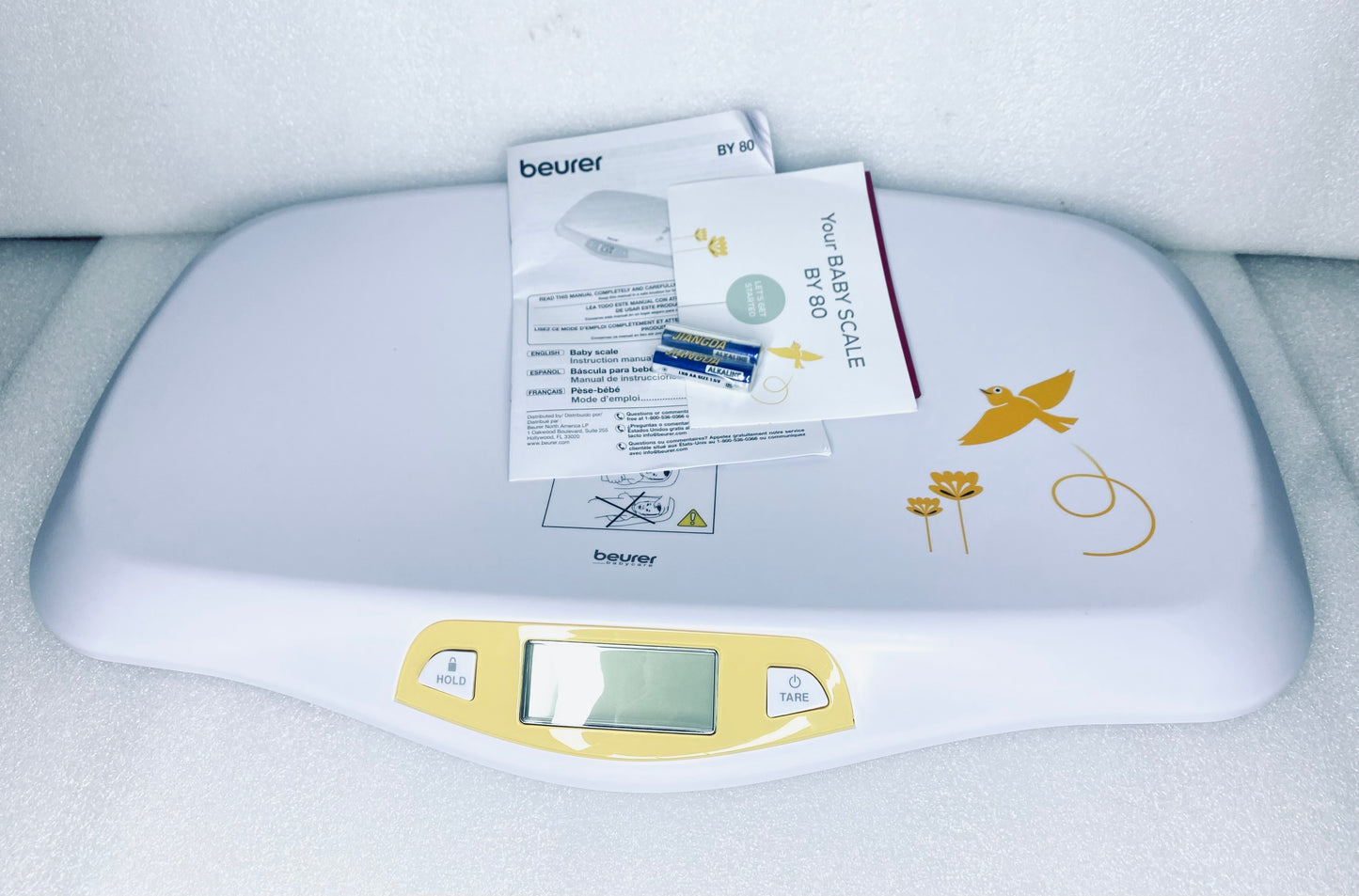 New Beurer Germany Digital Baby Scale Small Beginnings Big Adventures, White
