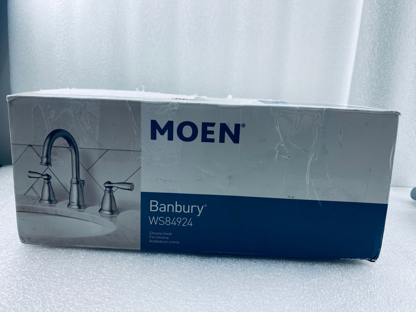 New Other Moen Banbury Two-Handle Widespread Bathroom Sink Faucet, Chrome