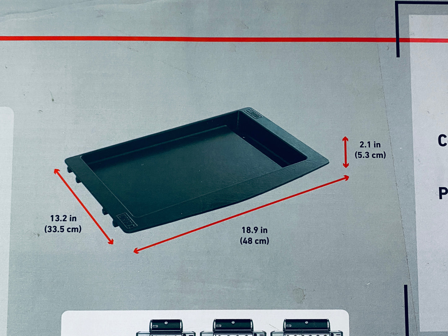 New Open Box Weber Genesis II Griddle Insert Porcelain-Enameled Cast Iron, Black