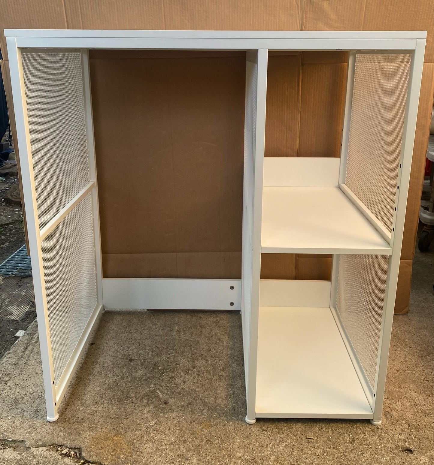 New Other KirKical 3-Tier Coffee Bar Cabinet With Mini Fridge Space, White