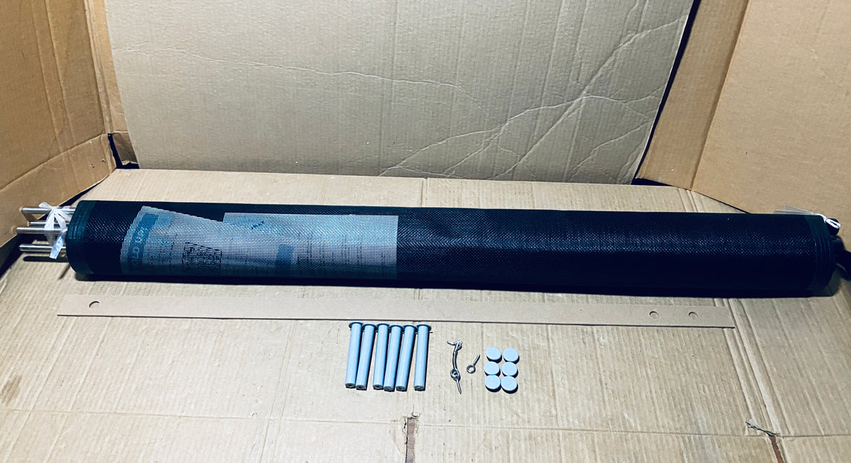 New Life Saver Pool Fence DIY Black Mesh 4’ x 12’ Fencing Section Kit