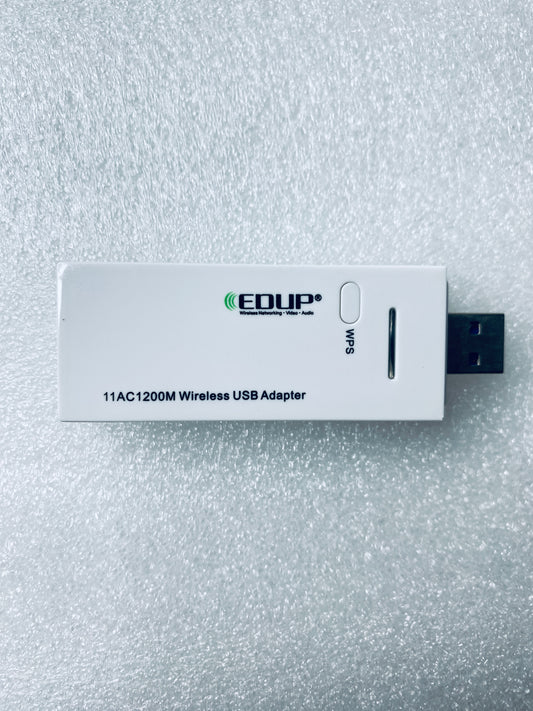 EDUP Networking Video/Audio 11AC1200M Wireless USB 3.0 Adapter, 2.4G/5Ghz White