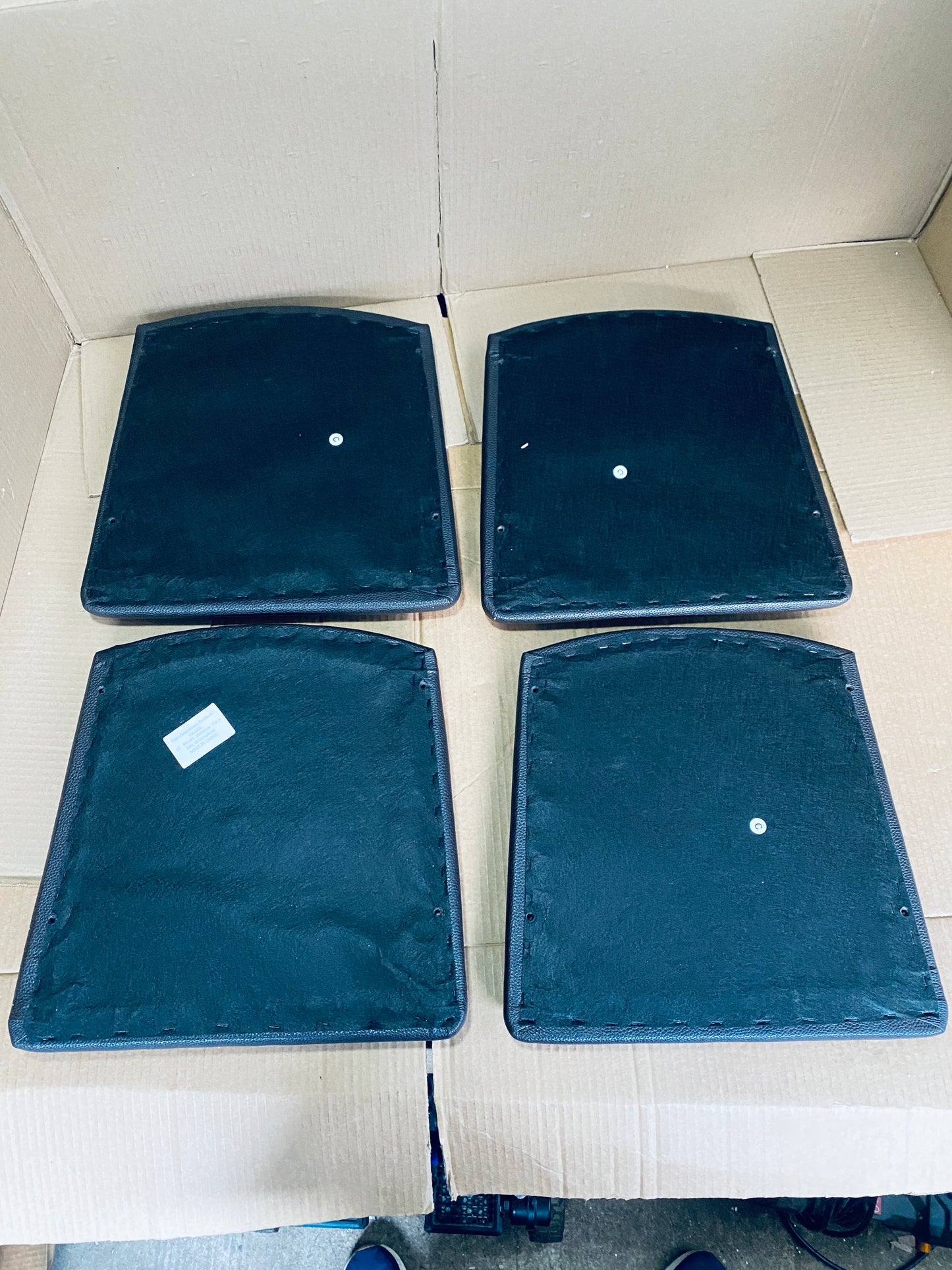 Set Of 4 - New Other Garvee  25” Counter Height PU Leather Bar Stools Barstools