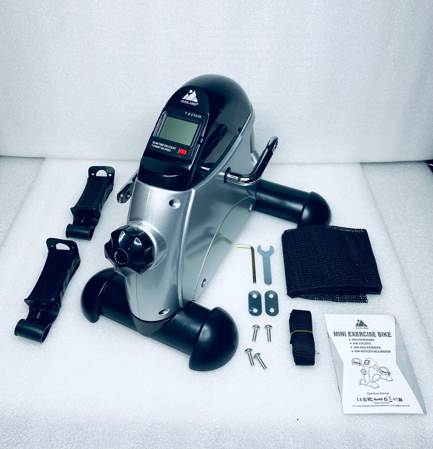 new Other - Evoland Indoor Bike Pedal Exerciser W/ 240lb Weight Capacity