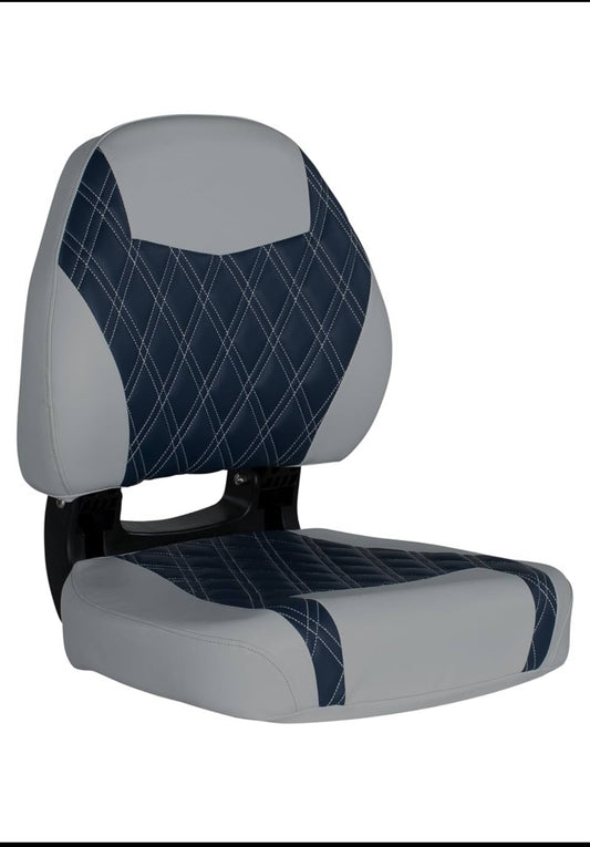 New Other Lippert Folding Pontoon Boat Seat With Contoured Foam Cushioning