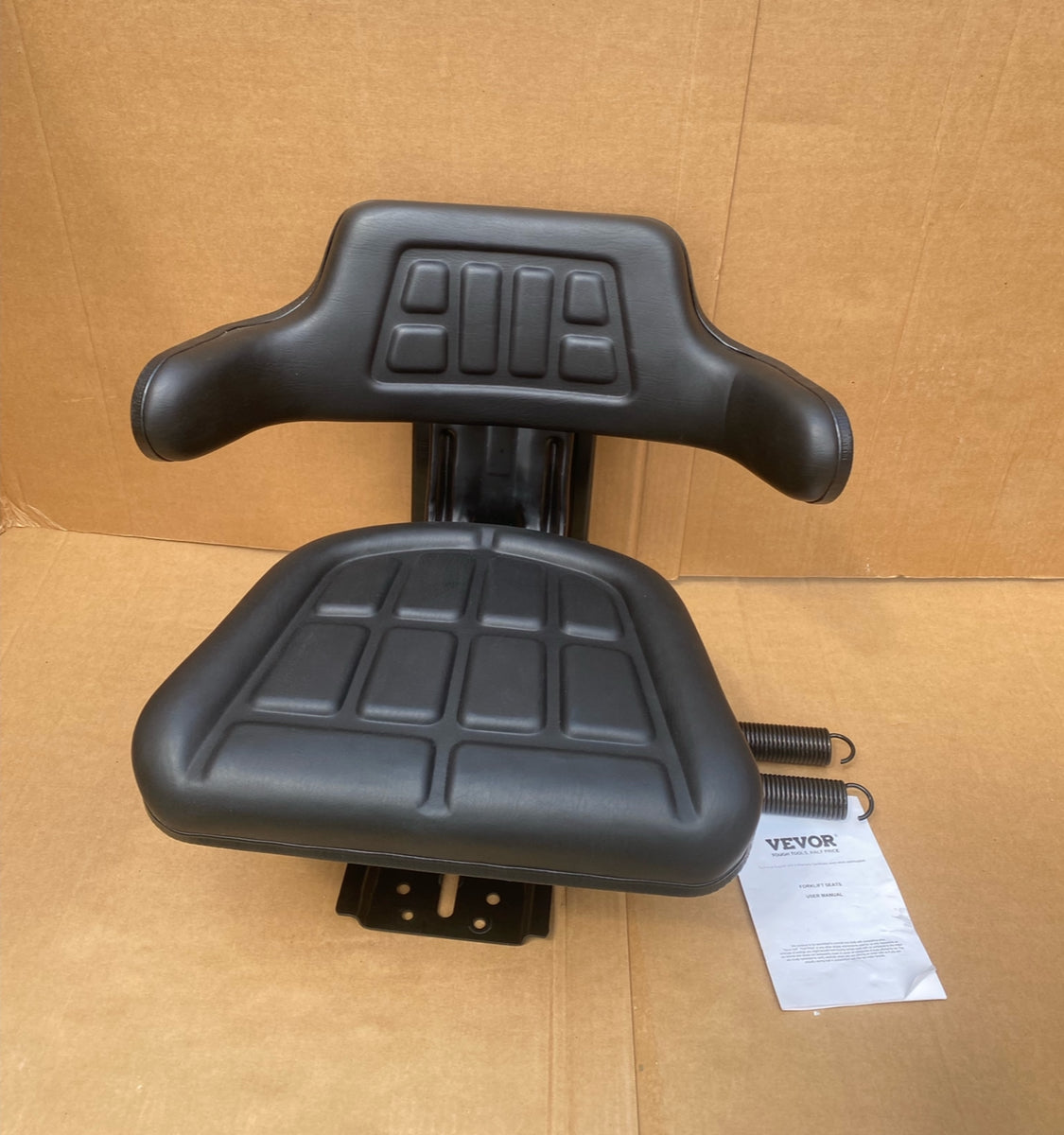 New Other VEVOR Universal Adjustable Forklift/Tractor Seat With Micro Switch