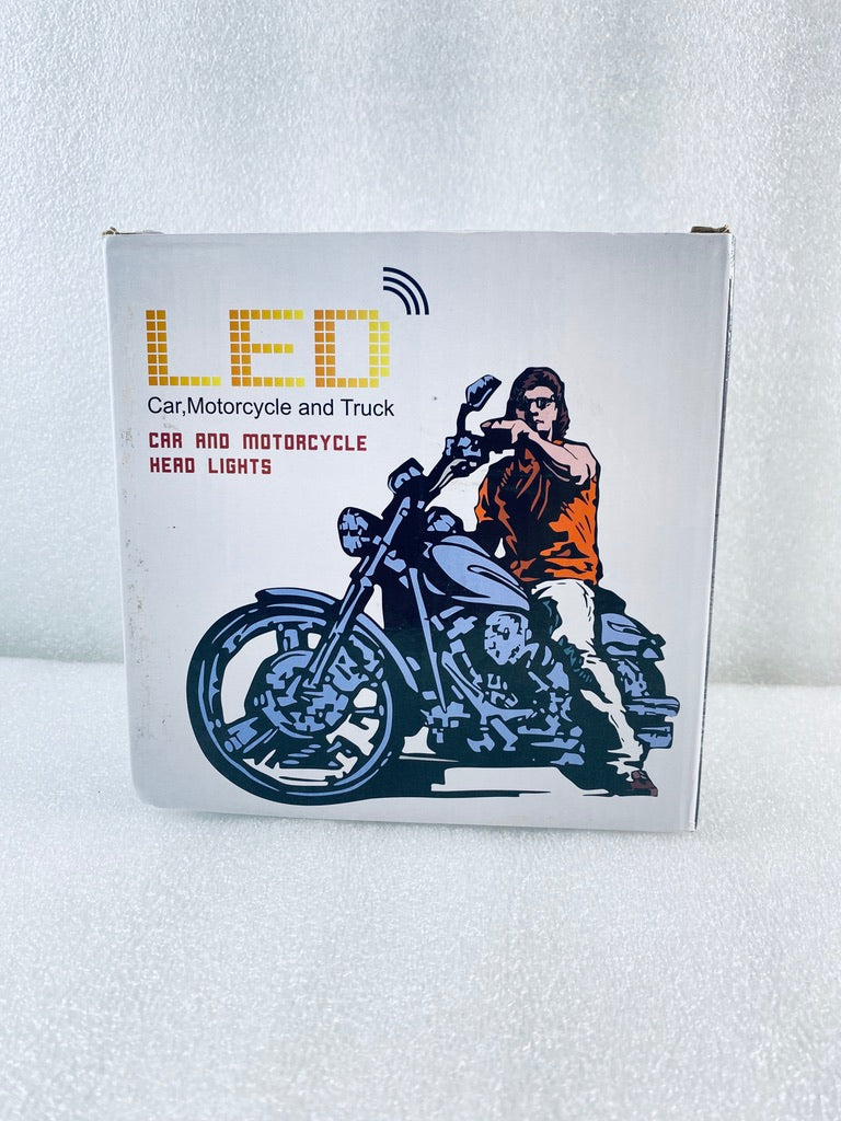 New Other APEBAZY 5.75” Universal 6000 Lumens Motorcycle LED Round Headlight