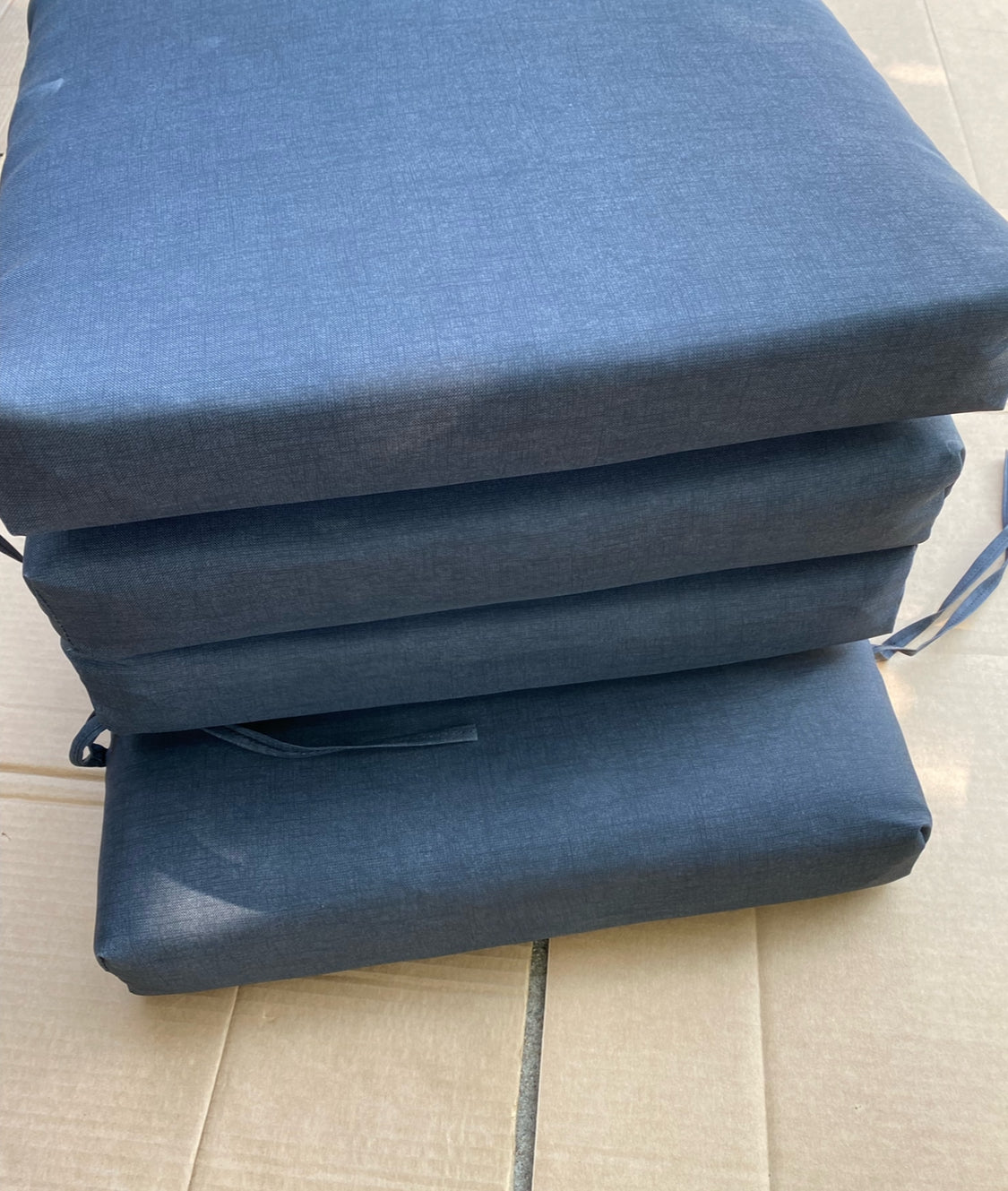 Set Of 2 - New Other Arden 20” x 44” Patio Dining Outdoor Chair Cushions, Black