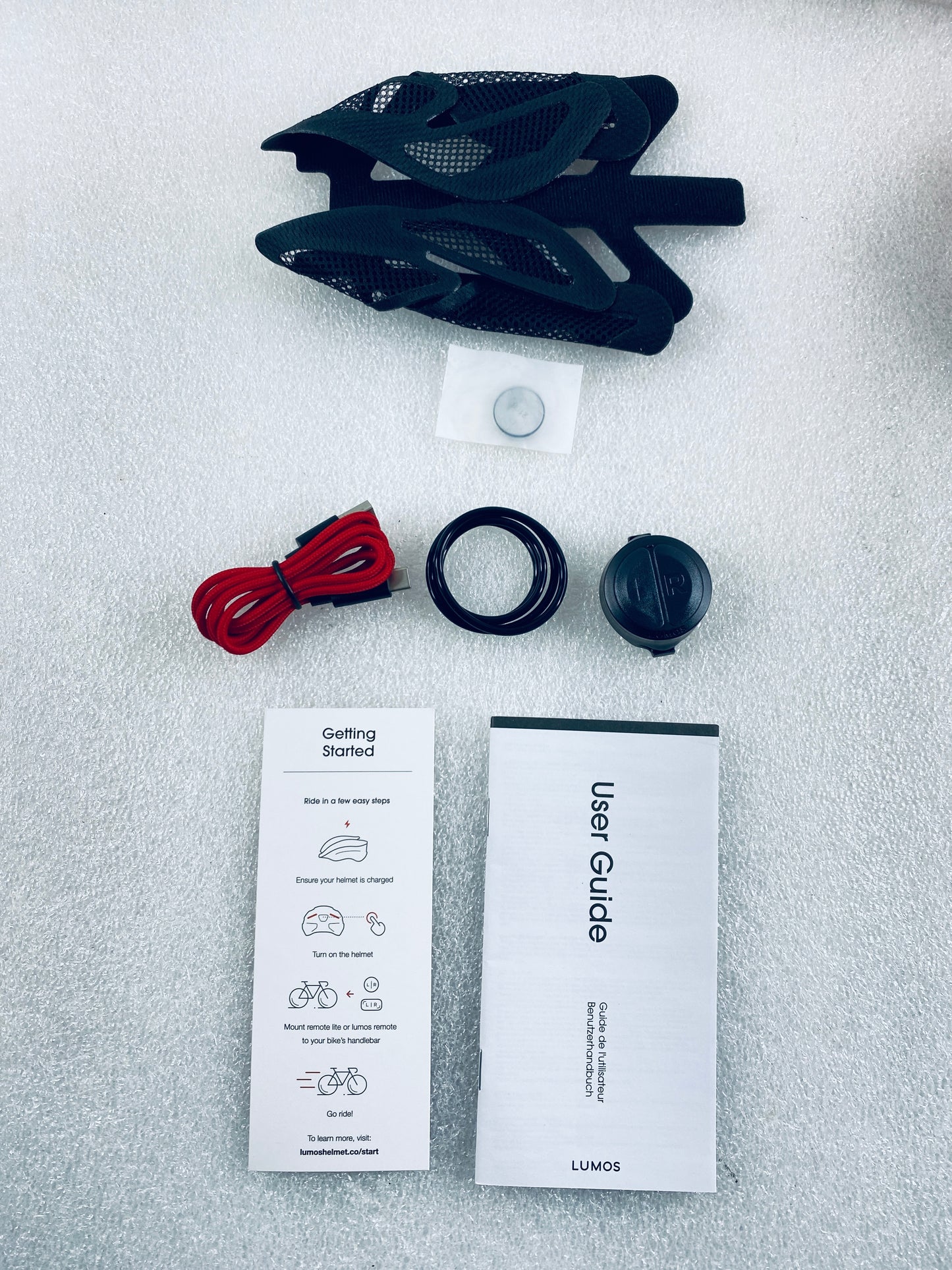 New Other Lumos Ultra Size M/L Bluetooth Charcoal Black Smart Helmet With Remote