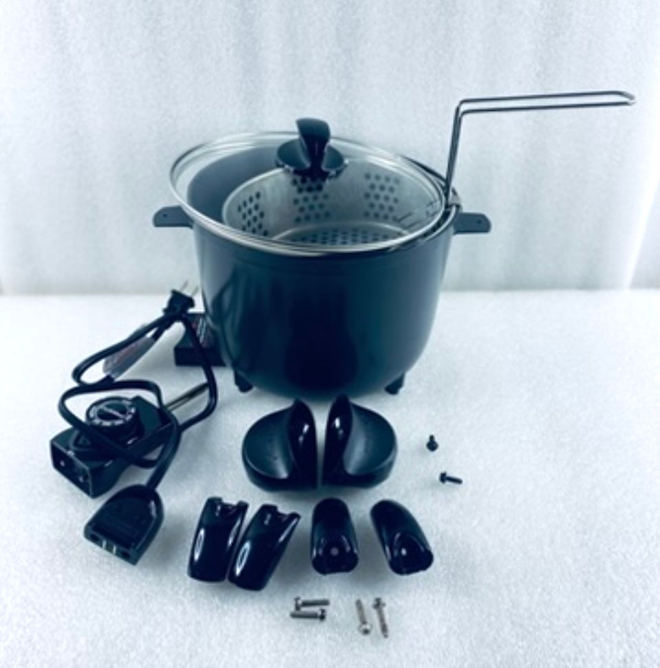 Presto Kitchen Kettle Multi-Cooker Steamer, Black