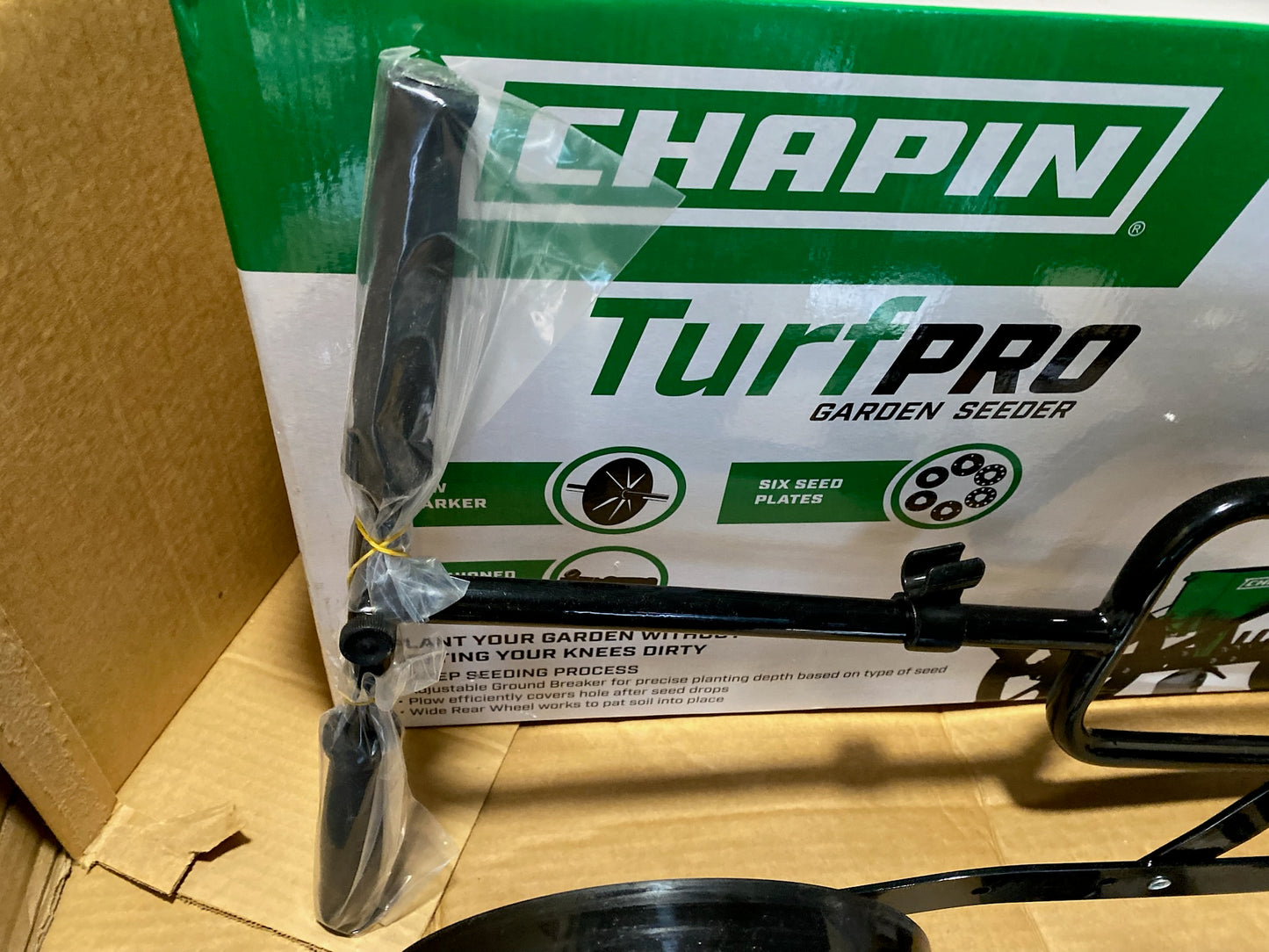 New Other Chapin Garden Push Steel Frame Seeder Planter With 6 Seed Plates