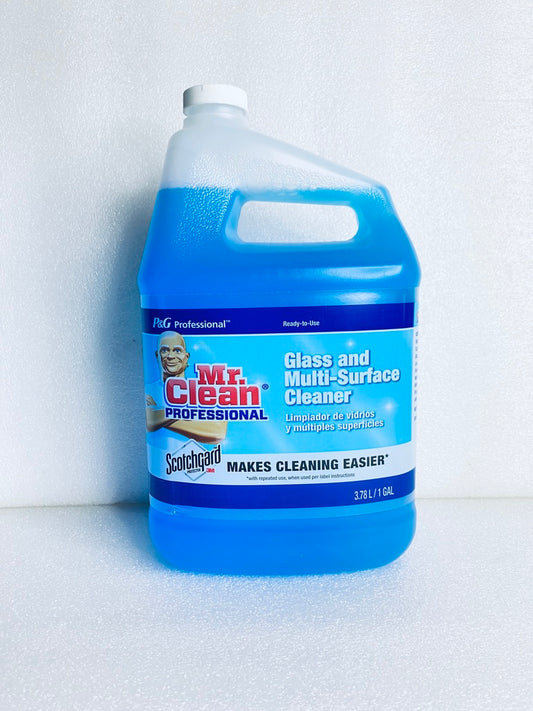 Lot Of 2-New Mr. Clean Professional Glass & Multi-Surface Cleaner W/ Scotchgard