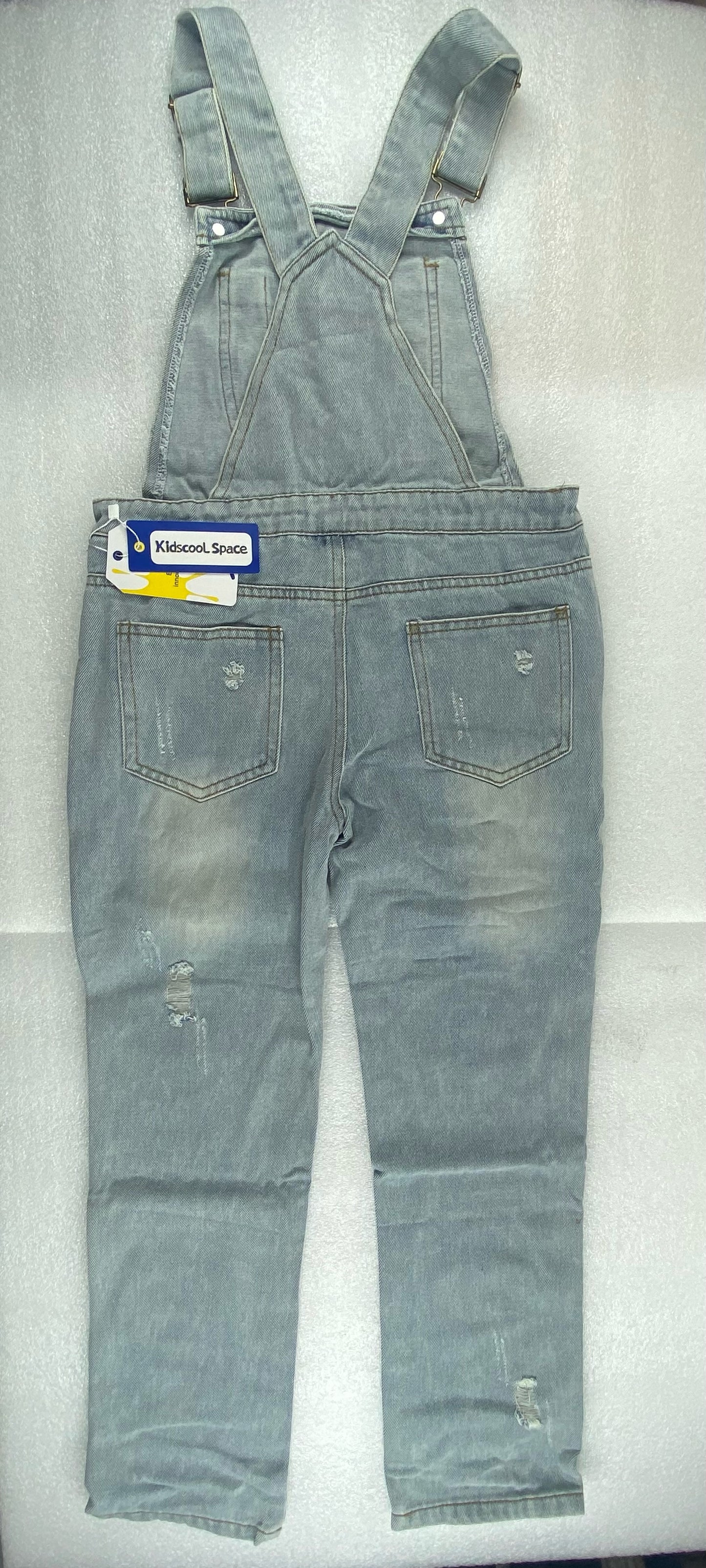 New Kidscool Space Size 10 Overall Denim, Light Grey
