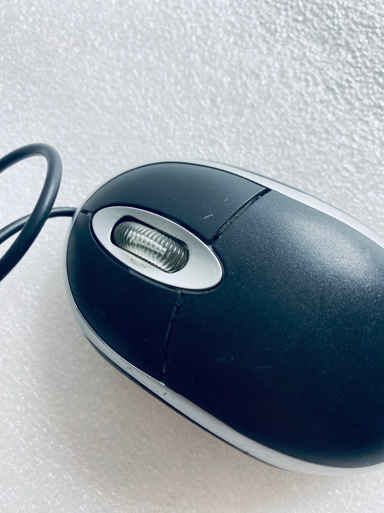 Lot Of 2 - Optical USB Mouse, Black/Silver
