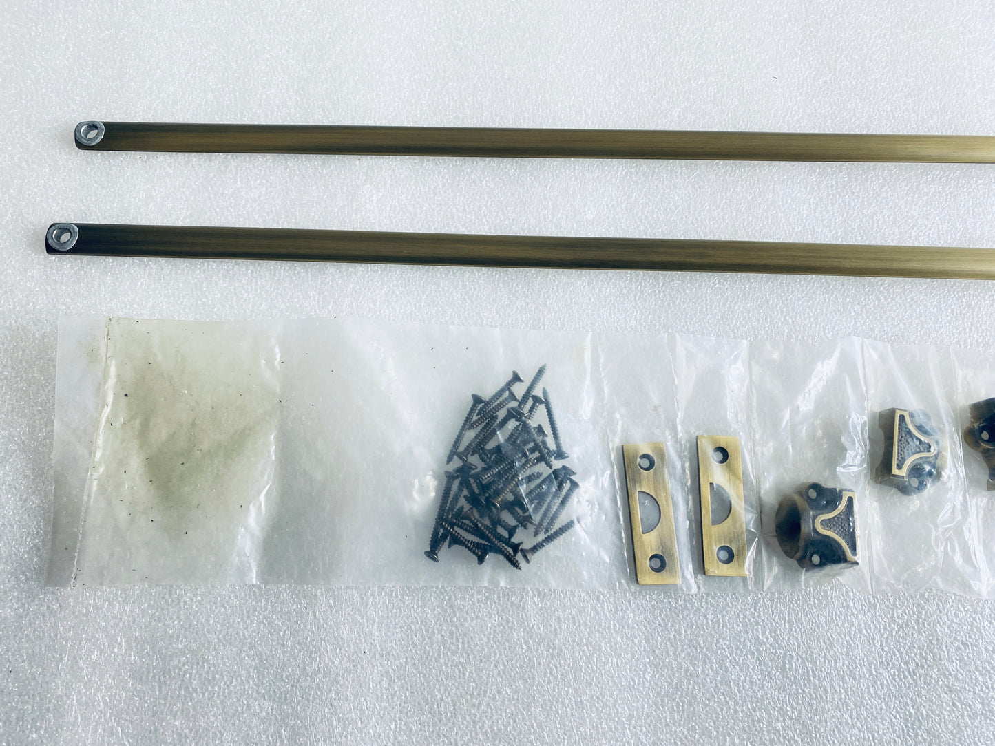 New Other Signature Hardware Corabel Brass Window Cremone Bolt, Antique Brass
