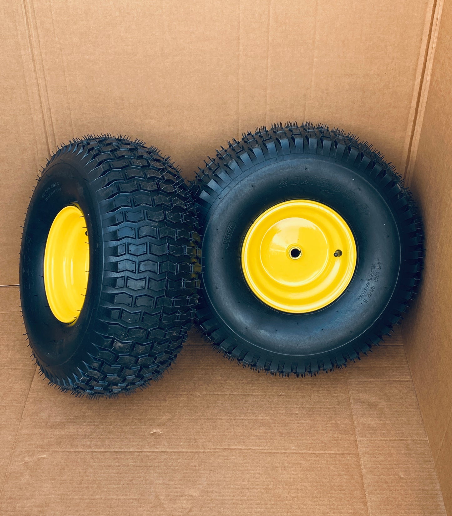 Set Of 2 - New Other YITAMOTOR 20x8.00-8 Lawn Mower 4 Ply Tubeless Tires