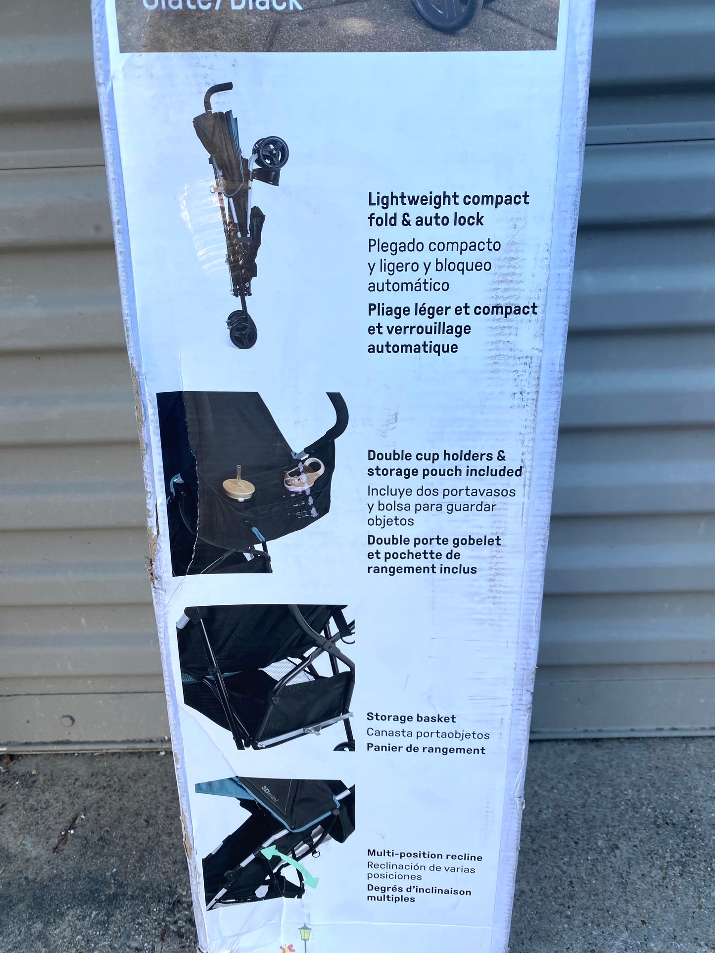 new Other - ingenuity3D mini Convenience Stroller 6M-45lbs, Slate/Black