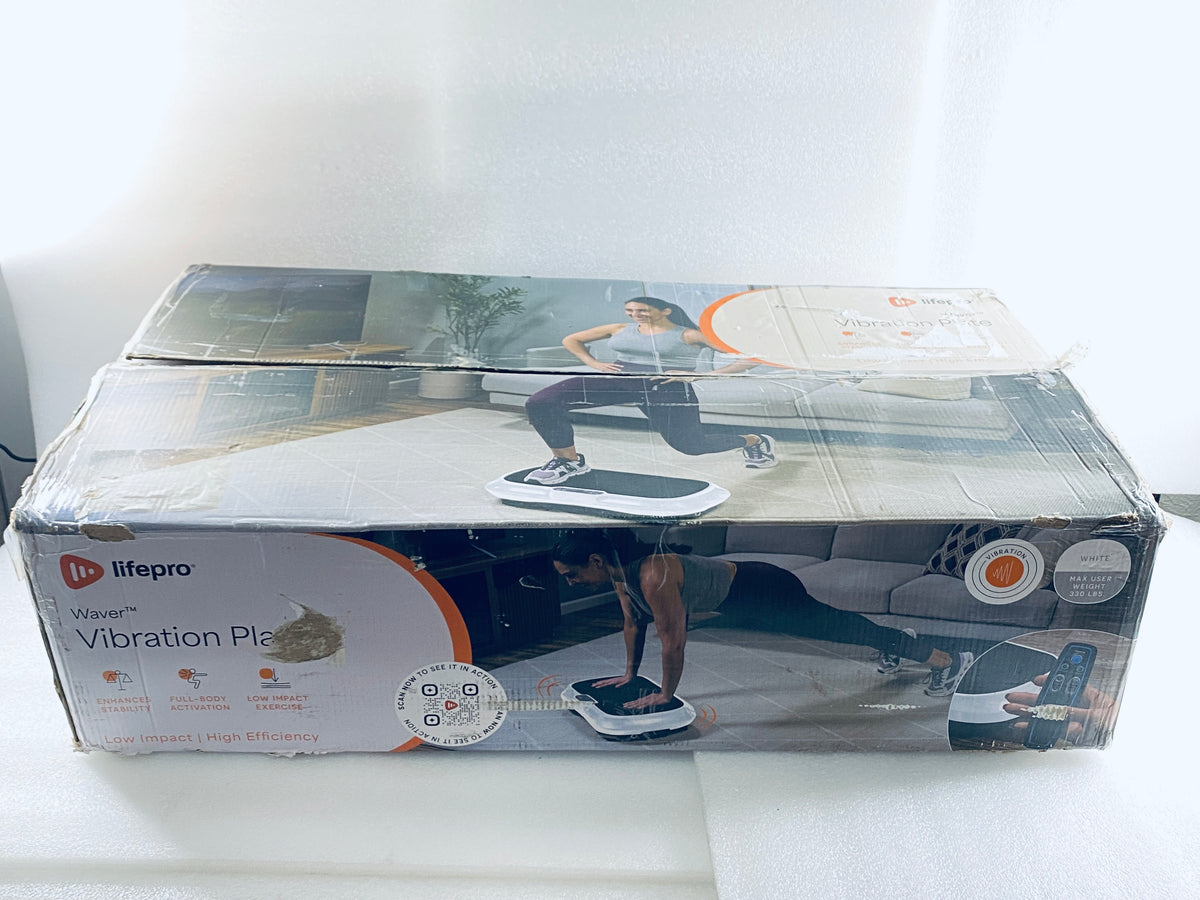 New Other Lifepro Waver Vibration Plate Exercise Machine With 99 Speeds, White