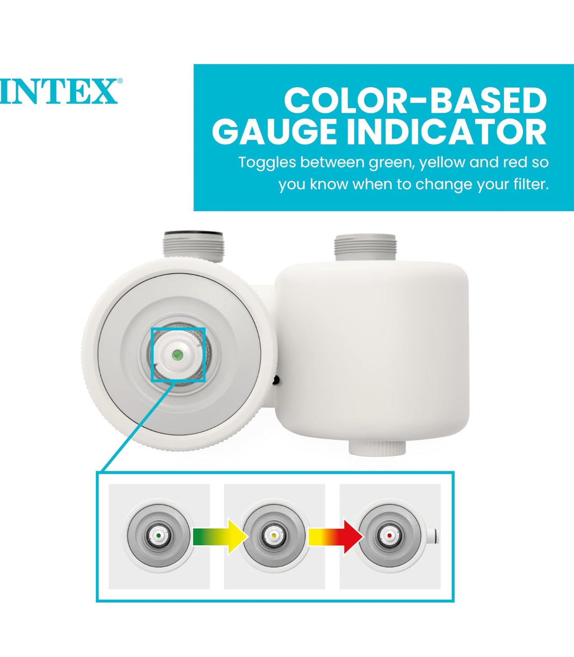 New Other INTEX Krystal Clear 1,500 GPH Cartridge Filter Pump, Above Ground Pool