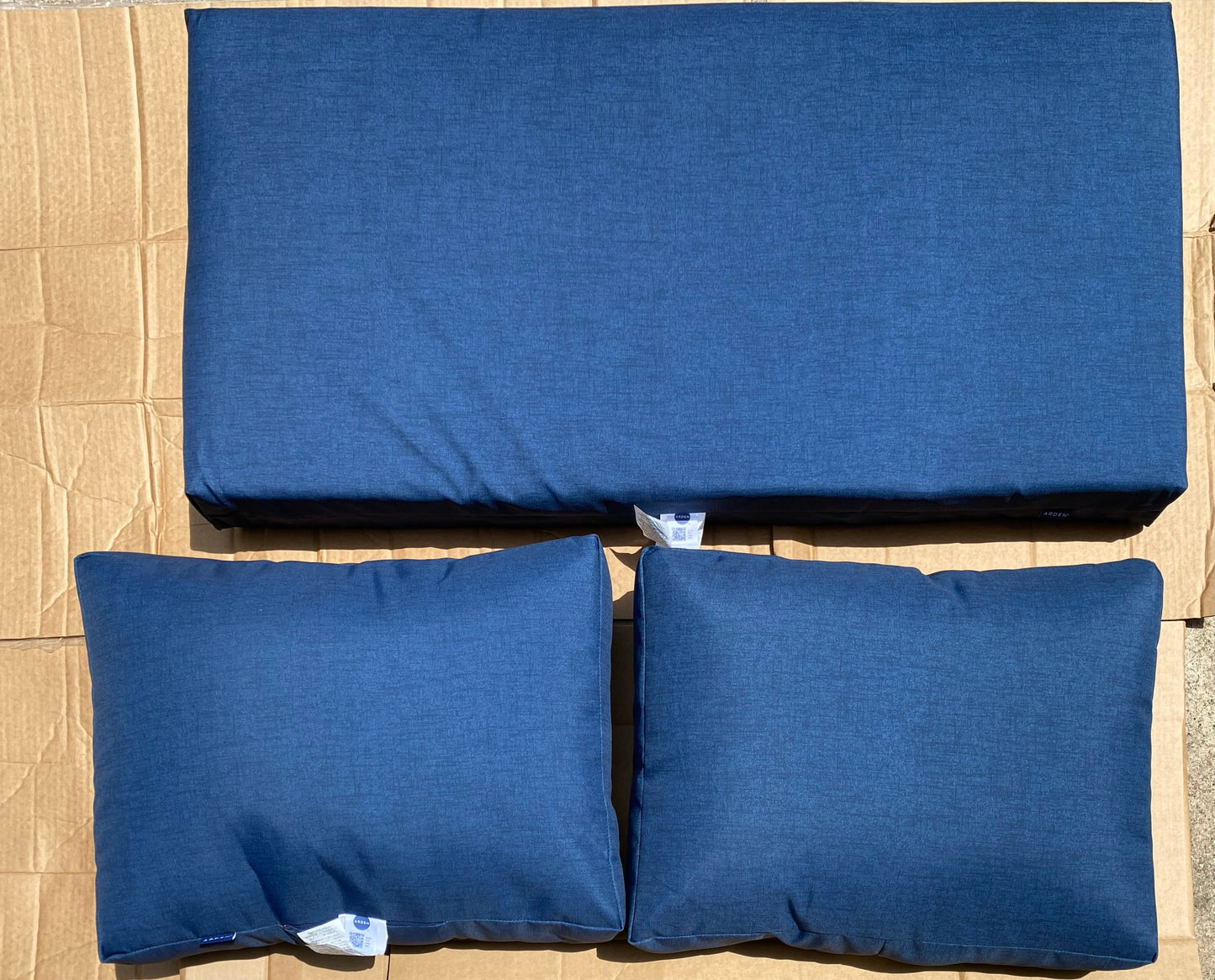 New Open Box Arden Outdoor 48”x24” Loveseat Cushion Set For Couch, Bench & Swing