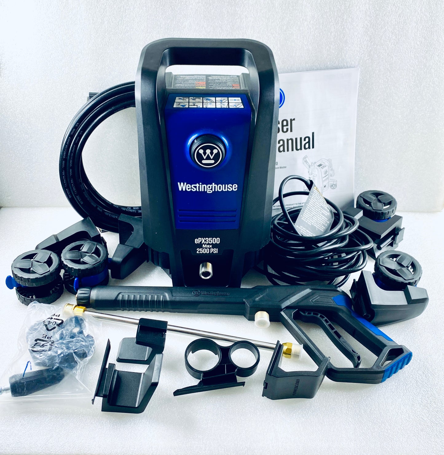 Westinghouse 2500PSI Max & 1.76GPM Max Electric Pressure Washer With Wheels