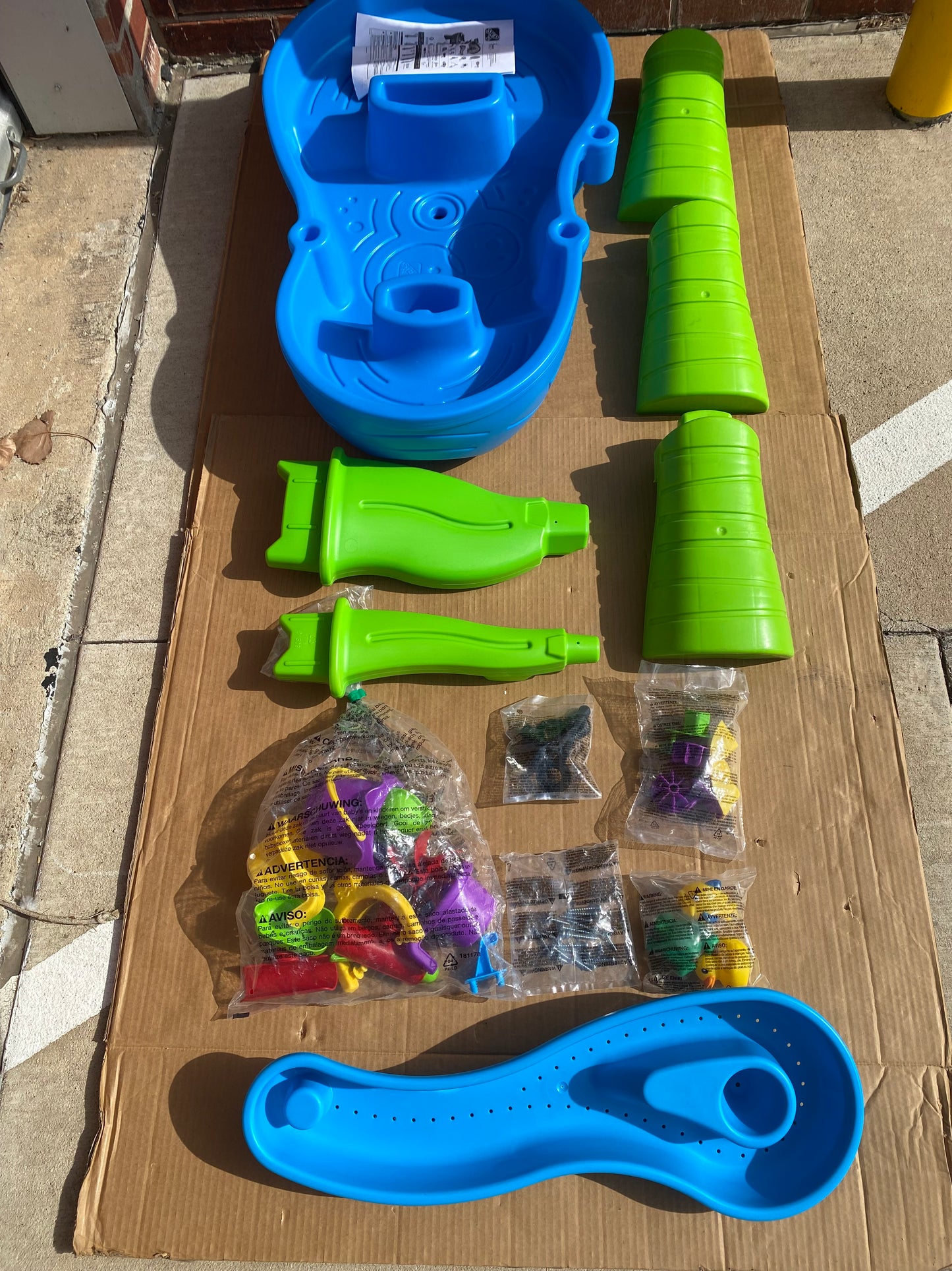 New Other Step2 Rain Showers Splash Pond For Toddlers With Waterfall Tray, Blue