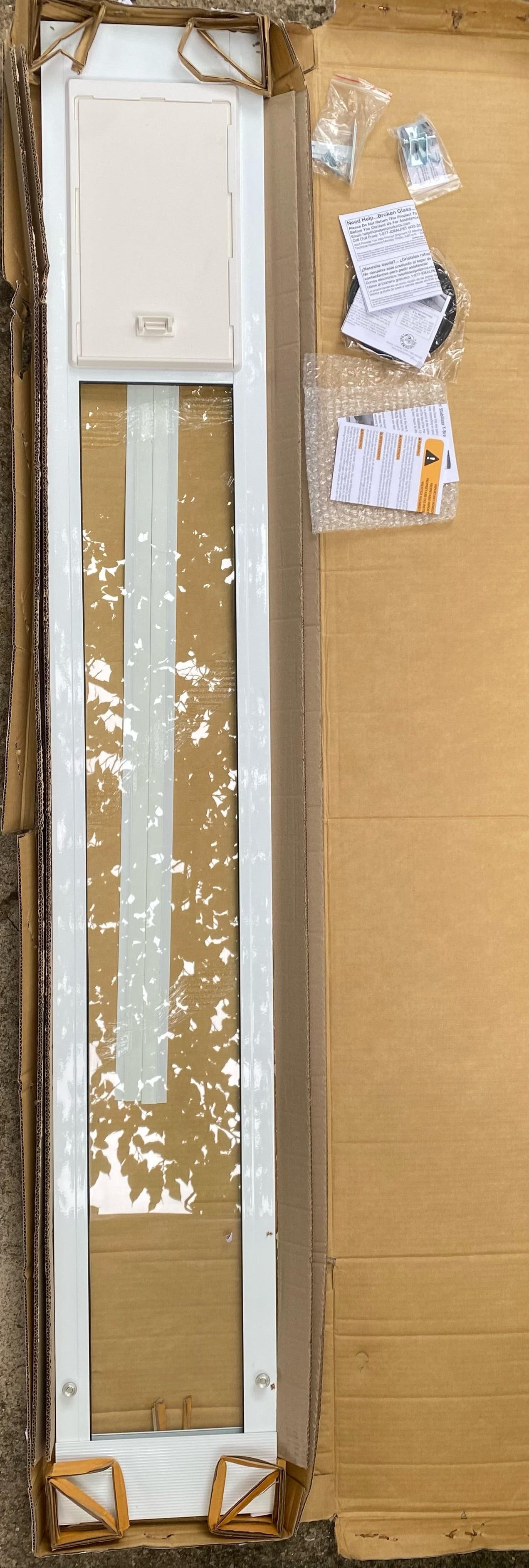 New Other ideal Pet FastFit 77.6”-80.4” Patio Pet Door With 7” x 11 1/4” Flap