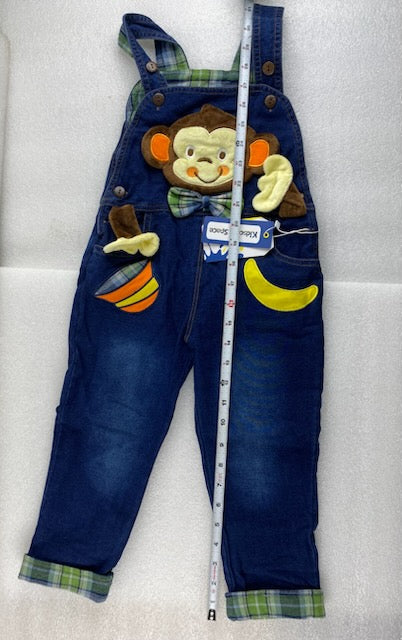New Kidscool Space Size 3T Overall Denim, Blue