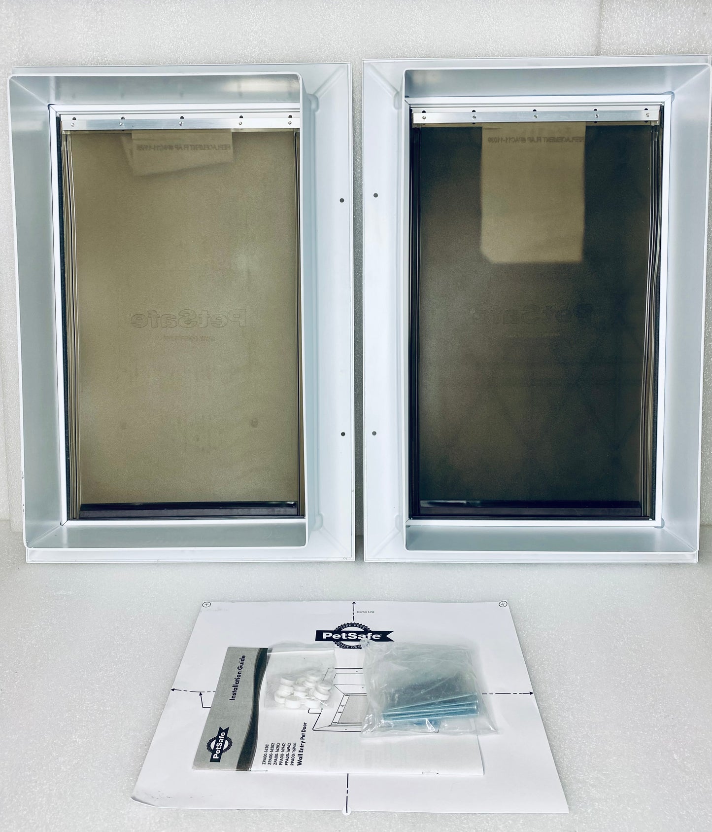 New Other PetSafe White Large Wall Entry Pet Door W/ 10 1/4” x 16 1/4” Door Flap
