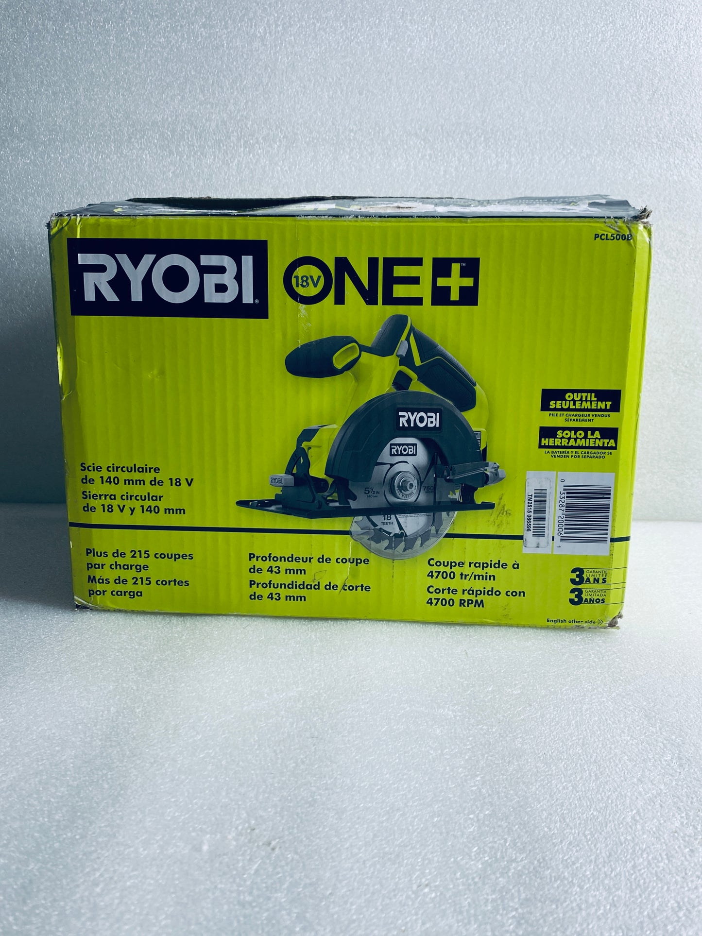 new Other - Ryobi ONE+ 18V Cordless 5 1/2" Circular Saw, Tool Only