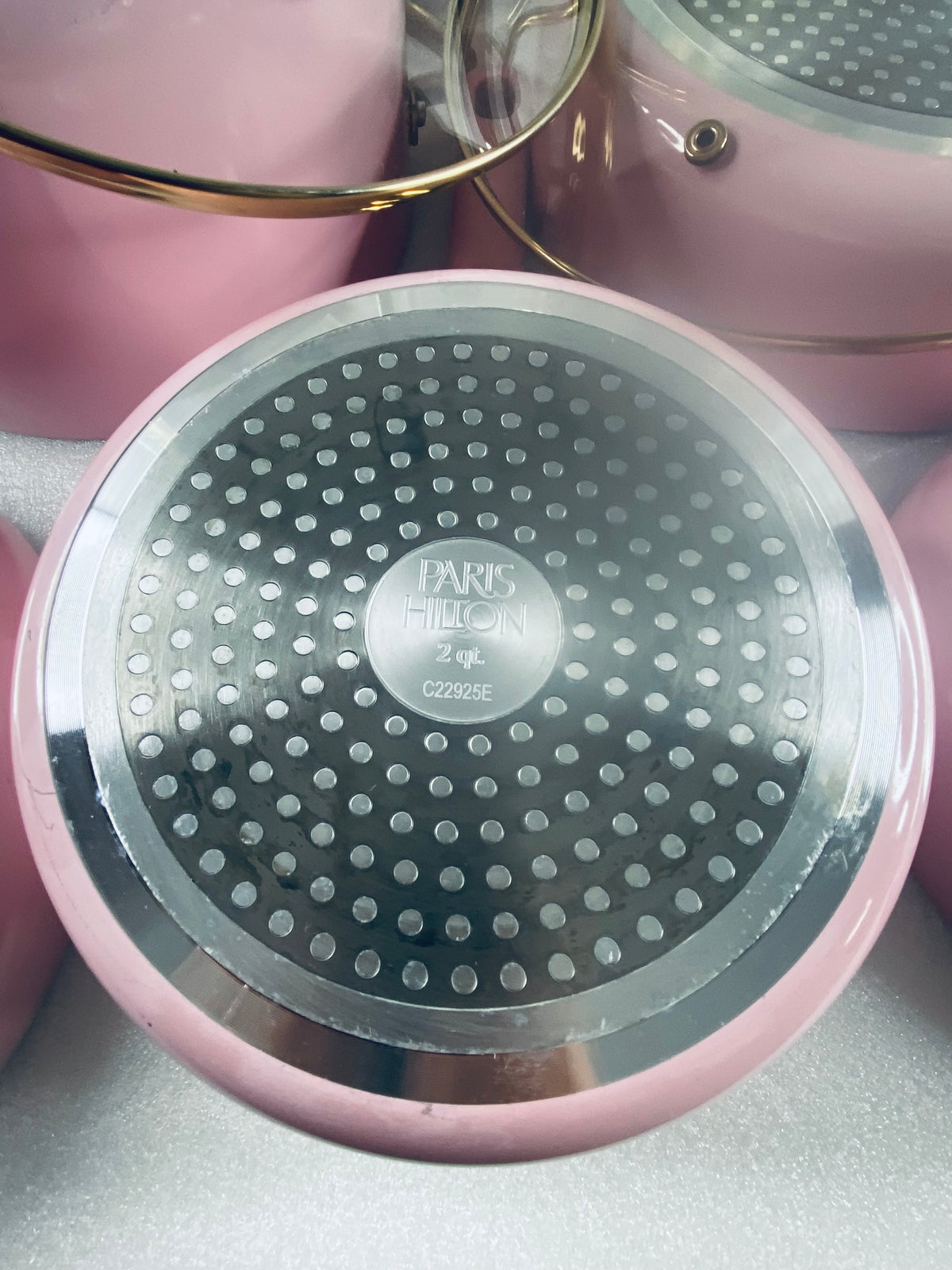 New Other Paris Hilton 12-Pc Pink Epic Nonstick Pots & Pans Cookware Set W/Lids