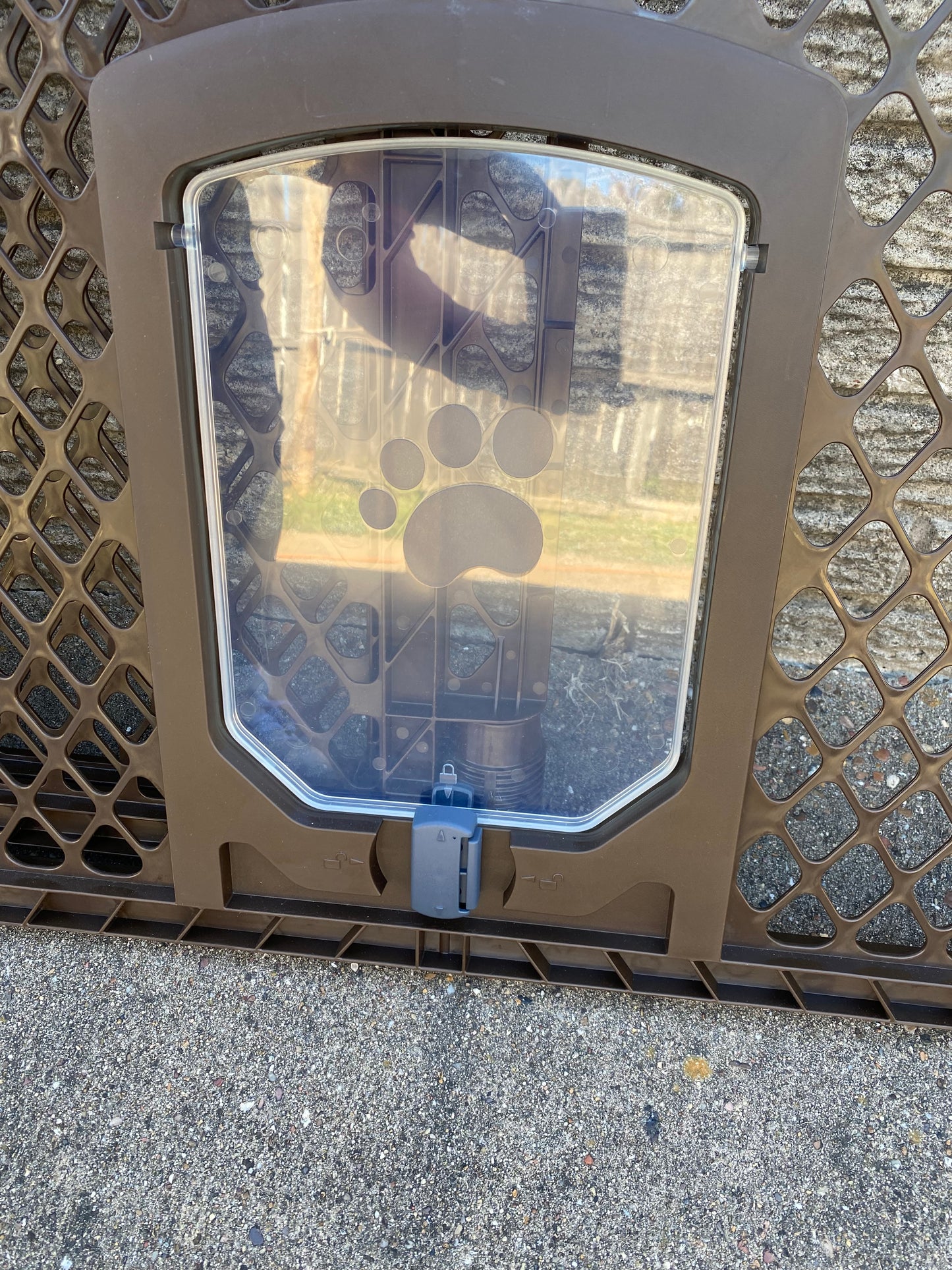 new Other - MyPet Petyard Passage 4 Panel In/Outdoor Folding Dog Playpen, Brown