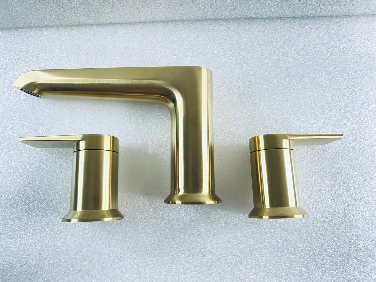 New Open Box KOHLER 10.0 GPM Hint Two-Handle Deck-Mount Bath Faucet Trim
