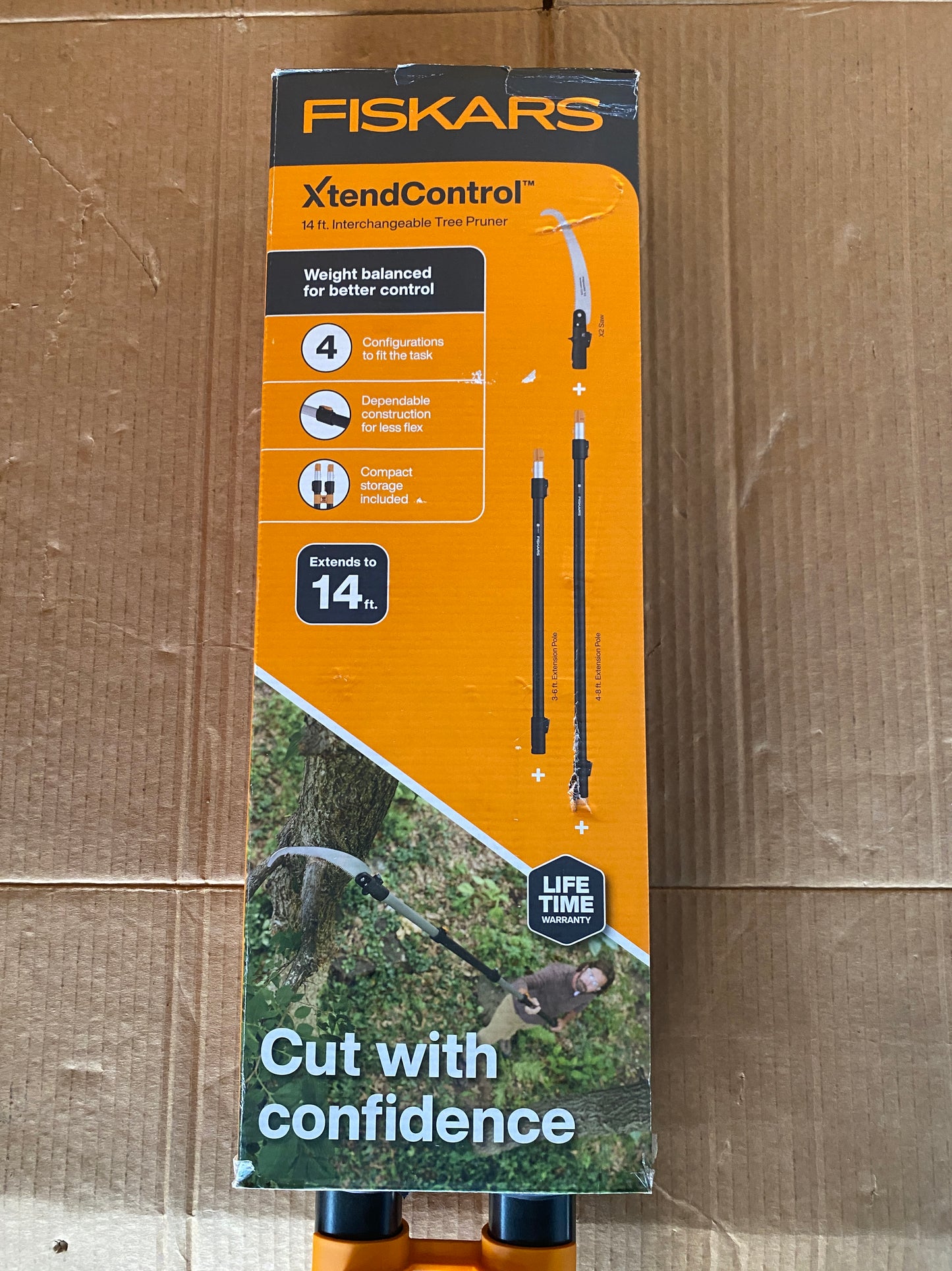 New Other Fiskars 3-14Ft XtendControl Extendable Modular Pole Saw & Tree Trimmer