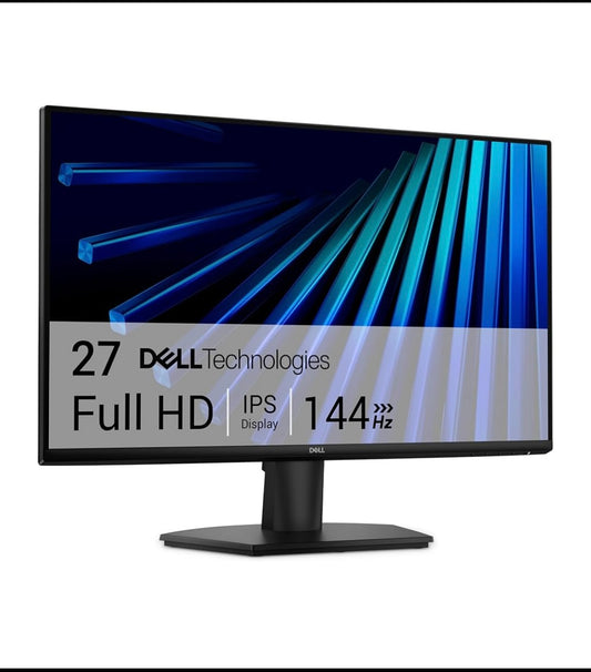 New Other Dell 27” FHD Display 144Hz IPS Monitor With Tilt, Black