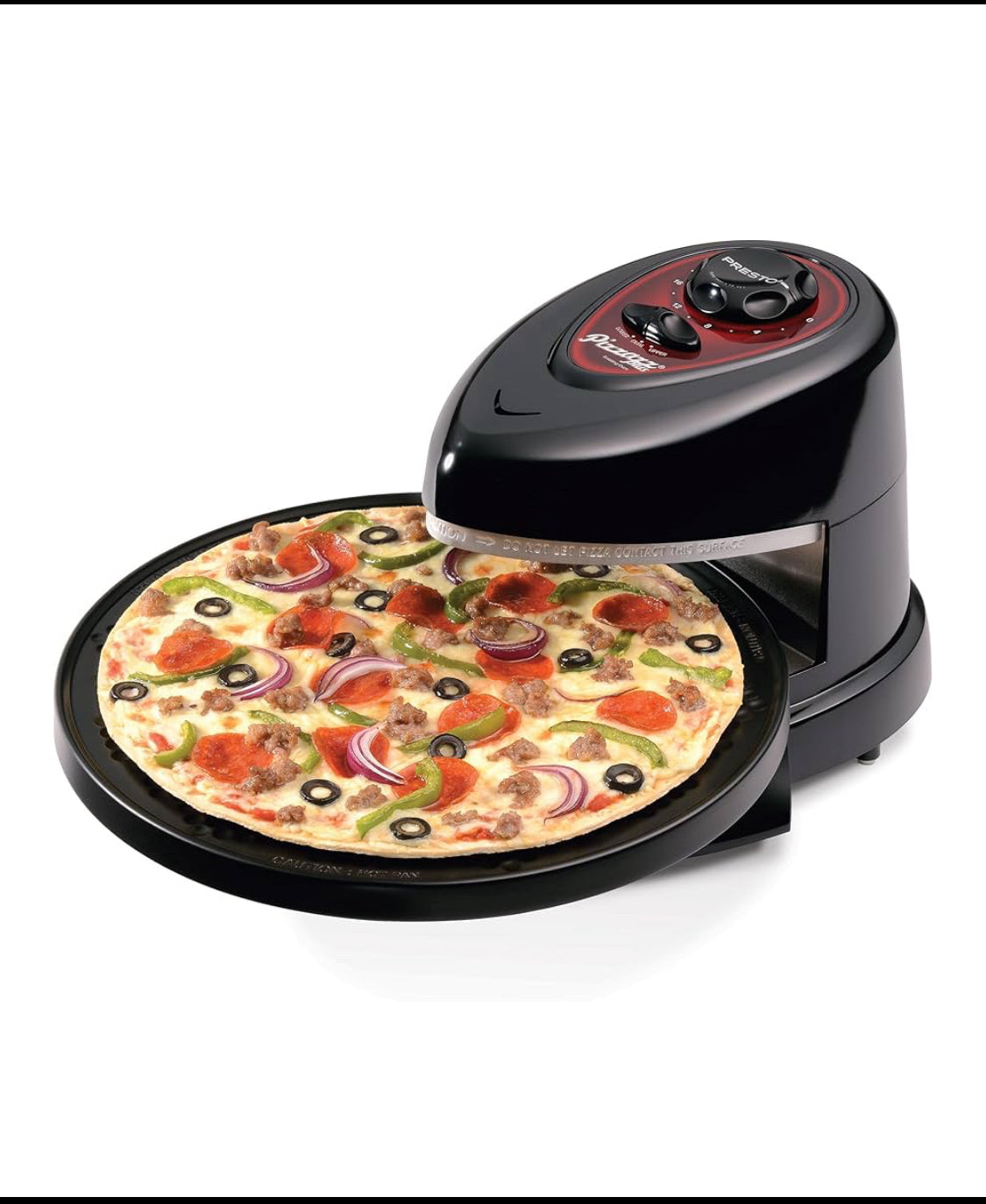 New Other Presto 03430 Pizzazz Plus Rotating Pizza Oven, Black