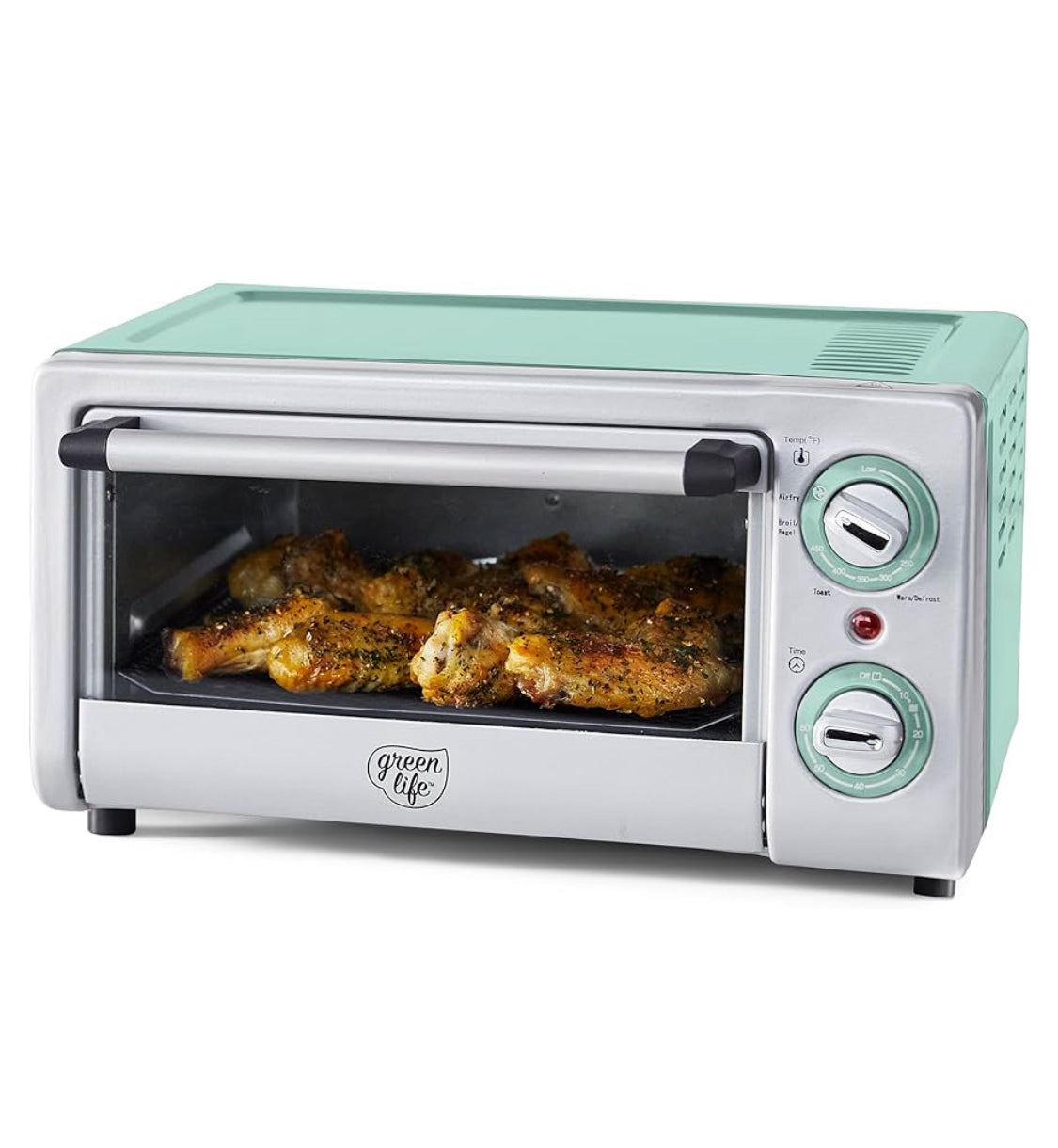 New Other GreenLife Countertop Toaster Oven Air Fryer Stainless Steel - (READ)