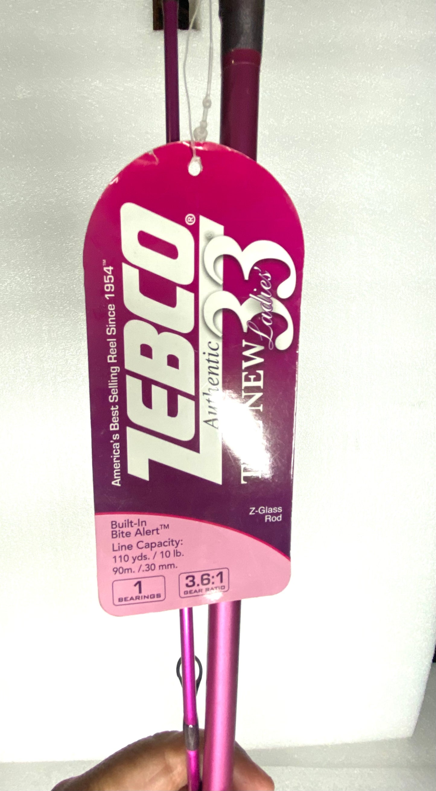 new Other - The New Ladies Zebco 33 Spincast Combo 10lb Cajun Line Pink - (READ)